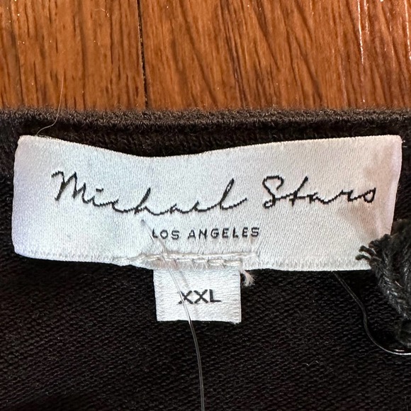 MICHAEL STARS KNIT WRAP TOP SIZE XXL - Picture 10 of 10